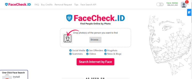 Facecheck ID Card Image