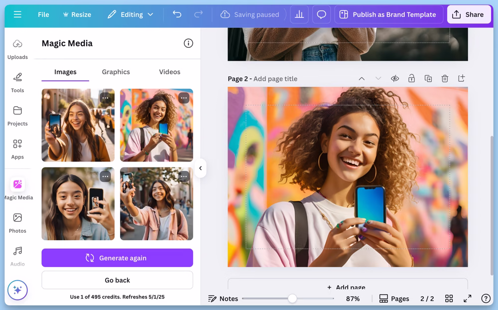Canva AI Image Generator