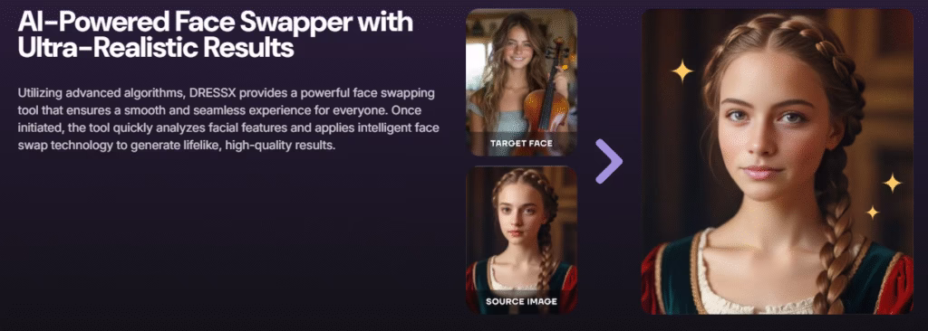 DRESSX Face Swap